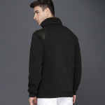 Men Black Hooded Sweatshirt