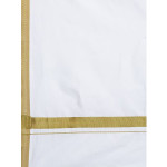 Men White Solid Cotton Dhoti